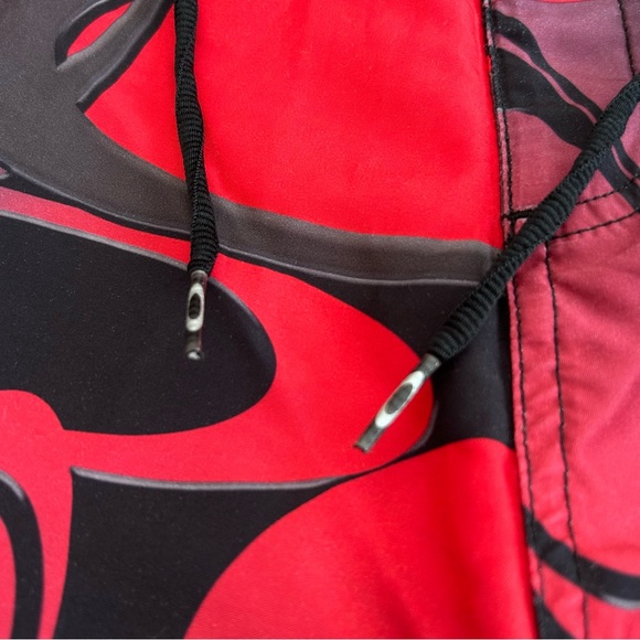 Vintage 90’s Oakley Software Board Shorts Size Men’s 38 W 2000’s All Over Print - Picture 4 of 9